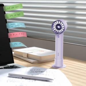 Wentylator Baseus Baseus mini wentylator wiatrak 2000mAh fioletowy (ACFX000005) 18