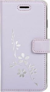 Surazo Wallet case - Pastel Fioletowy - Kwiaty Samsung Galaxy A40 1