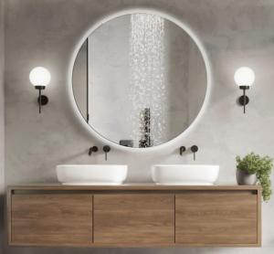 Lustro BD art Lustro łazienkowe Luna okrągłe z oświetleniem LED fi 70 cm 2