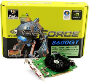 Karta graficzna Palit GeForce 8600 GT 256MB NE8600T+T321 1