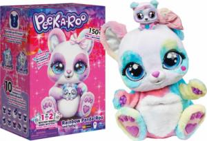 Spin Master Peek-a-Roo Interaktywna maskotka Rainbow Panda-Roo z dzieckiem 1