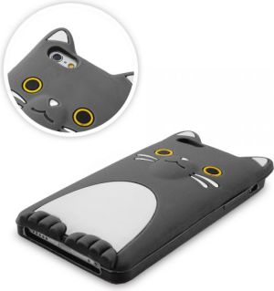 GreenGo Nakładka Animal 3D Kitty Samsung Galaxy S3 szara (GSM017911) 3