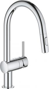 Bateria kuchenna Grohe Vento stojąca chrom (30438000) 1