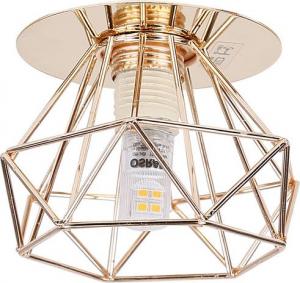 Lampa sufitowa Candellux Oprawa stropowa SK-85 1xG9 złota 2239033 1