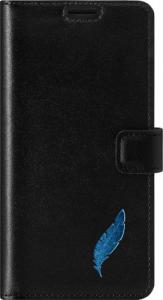 Surazo Wallet case - Costa Czarny - Turkusowe Pióro Oppo Reno 4 Pro 5G 1