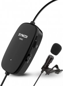 Mikrofon Synco krawatowy z odsłuchem i filtrem LowCut (S6M2) 1