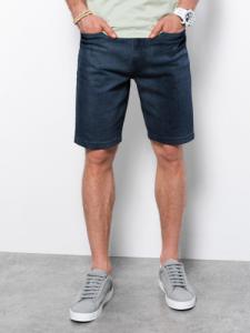 Ombre Krótkie spodenki męskie jeansowe - jeans W310 L 1