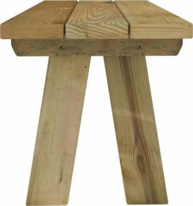 vidaXL vidaXL Ławka ogrodowa, 110 cm, impregnowane drewno sosnowe 4