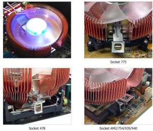 Wentylator Zalman CNPS7500-AlCu LED 2