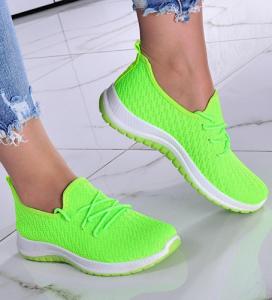 Neonowe wsuwane buty sportowe /C2-3 11466 W292/ 37 1