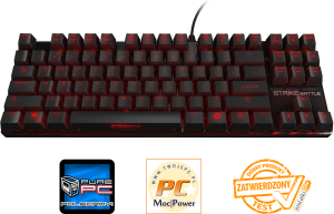 Klawiatura Ozone Strike Battle Red Cherry MX Red (OZSTRIKEBATTLERUSR) 2