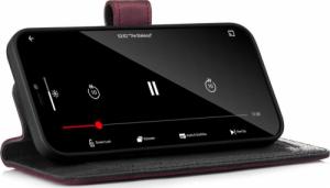 Surazo Wallet case - Burgund - Dwie Łapy Czarne Samsung Galaxy M21 3