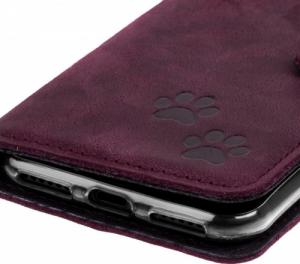Surazo Wallet case - Burgund - Dwie Łapy Czarne Samsung Galaxy M21 6