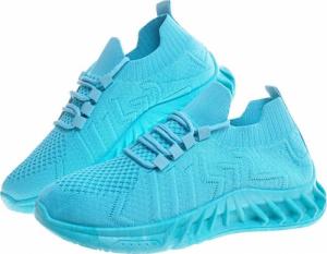 Wsuwane turkusowe buty sportowe /C1-2 11536 T394/ 38 5