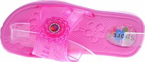 Pantofelek24 Basenowe klapki dla dziewczynki Różowe /F7-1 11313 S094/ 33 1