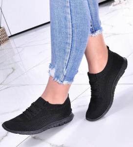 Wsuwane buty sportowe damskie czarne /A6-3 11408 W392/ 40 1