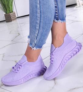 Wsuwane liliowe buty sportowe /B1-3 11537 T394/ 36 1