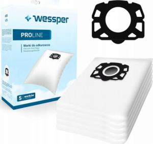 Worek do odkurzacza Wessper WORKI 5szt. + FILTR DO KARCHER WD4 WD5 WD6 PREMIUM 2