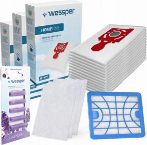 Worek do odkurzacza Wessper FILTR HEPA + 12x WORKI ZELMER JUPITER + ZAPACH 1