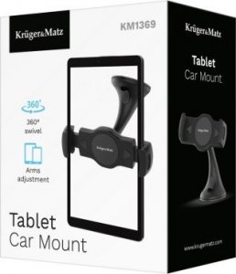 Uchwyt Kruger&Matz do tabletu samochodowy czarny do 10" (KM1369) 4