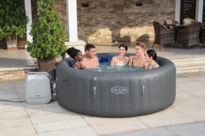 Jacuzzi ogrodowe Bestway Lay-Z-Spa Santorini HydroJet Pro 216 cm x 80 cm (60075) 18
