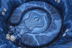 Jacuzzi ogrodowe Bestway Lay-Z-Spa Santorini HydroJet Pro 216 cm x 80 cm (60075) 4