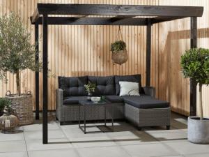 Jysk Stolik ogrodowy Oldhuse S45xL45xW45cm czarny 4