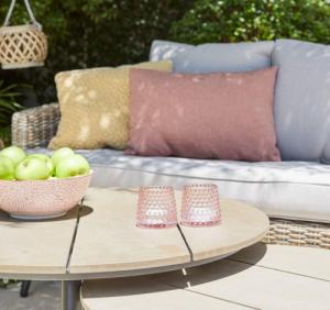 Jysk Stoliki ogrodowe VEBBESTRUP naturalny 5