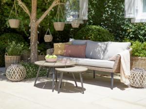 Jysk Stoliki ogrodowe VEBBESTRUP naturalny 6