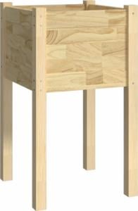 vidaXL Donica ogrodowa, 40x40x70 cm, lite drewno sosnowe 2