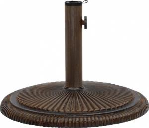 vidaXL Podstawa pod parasol, brązowa, 45x45x30 cm, żeliwo 2