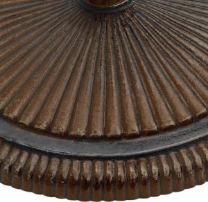 vidaXL Podstawa pod parasol, brązowa, 45x45x30 cm, żeliwo 6