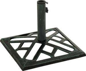 vidaXL Podstawa pod parasol, zielona, 44x44x31 cm, żeliwo 3