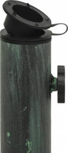 vidaXL Podstawa pod parasol, zielona, 44x44x31 cm, żeliwo 6