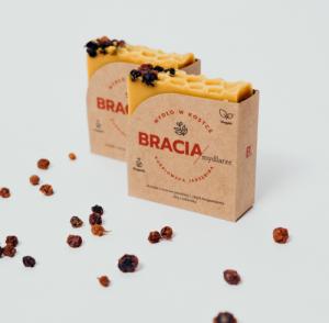 Bracia Mydlarze Kurpiowska jarzębina, mydło w kostce 110g 2