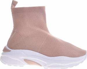 Trampki z wysoką cholewką Khaki /E8-2 11120 W206/ 38 3