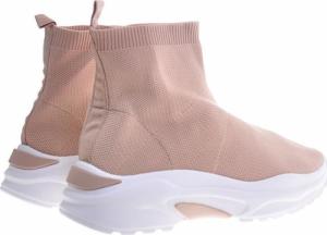 Trampki z wysoką cholewką Khaki /E8-2 11120 W206/ 38 4