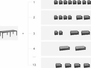 Corciano Zestaw Mebli Ogrodowych SPECIAL KING QUEEN 8 OSÓB 7