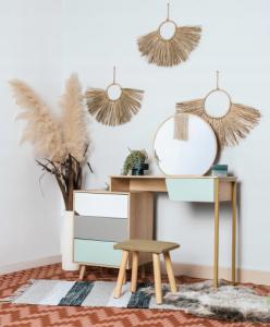 Corciano TOALETKA KOSMETYCZNA Z LUSTREM DREAM TABORET 2