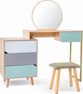 Corciano TOALETKA KOSMETYCZNA Z LUSTREM DREAM TABORET 3