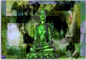 CaroGroup Buddha ABSTRAKCJA OBRAZ NA PŁÓTNIE Zen Spa 100x70 1