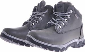 Buty trekkingowe męskie Pantofelek24 Uniwersalne buty zimowe unisex Szare /B6-3 10364 S629/ 36 4