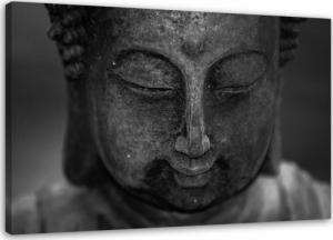 CaroGroup OBRAZ NA PŁÓTNIE Głowa i Medytujący Buddha 100x70 1