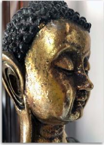 CaroGroup OBRAZ NA PŁÓTNIE Złoty Buddha Zen Spa 70x100 1