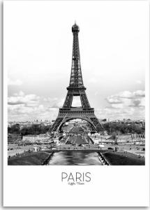 CaroGroup OBRAZ NA PŁÓTNIE Miasto Paryż Wieża Eiffla 70x100 1