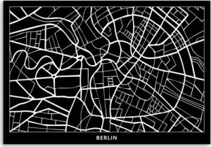 CaroGroup OBRAZ DO BIURA Berlin Plan Miasta 100x70 1