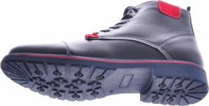 Buty trekkingowe męskie Pantofelek24 Eleganckie botki męskie ocieplane Granatowe /G2-2 10439 S634/ 44 5