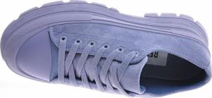 Pantofelek24 Niebieskie buty damskie na platformie /F6-3 11469 W203/ 40 8