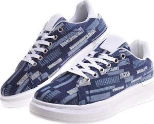 Granatowe trampki creepersy z wiązaniami /D4-3 11080 W204/ 39 4