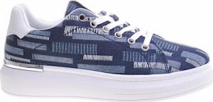 Granatowe trampki creepersy z wiązaniami /D4-3 11080 W204/ 39 5